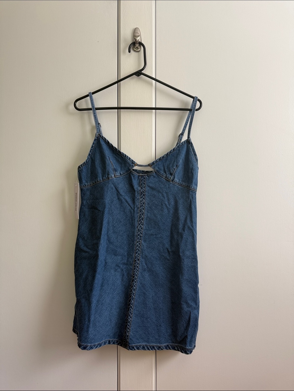 Denim mini dress - Picture 1 of 7